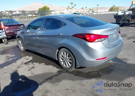 2015 Hyundai Elantra Se from USA, damaged, VIN 5NPDH4AE7FH549895